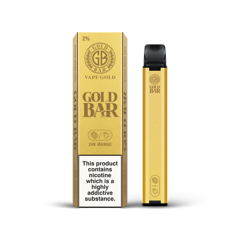 Gold Bar 600 Disposable Vape Pod - (Box of 10)