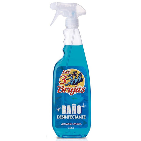 3 Brujas Bathroom Bano Disinfectant Spray 750ml - (Pack of 12) - Washington Vapes Wholesale