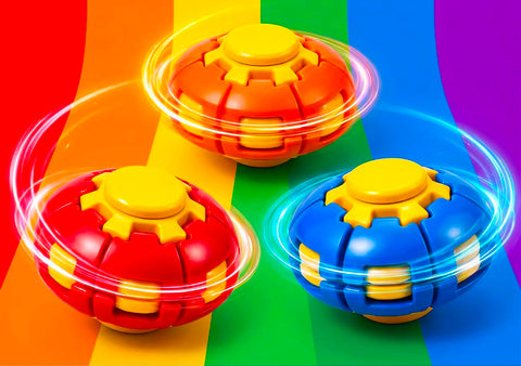 Fancy Finger Fidget Spinners - 1 Pc