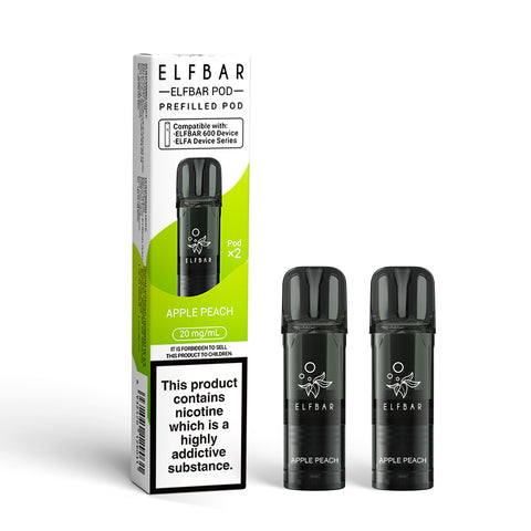 Elf Bar 600 Replacement Pods - (Box of 10)