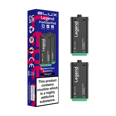 Elux Legend 1500 Replacement Pods 2pk – (Pack of 10)