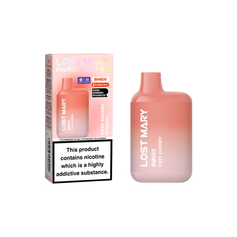 Lost Mary BM600 Rechargeable Prefilled Vape Kit - (Box of 10)