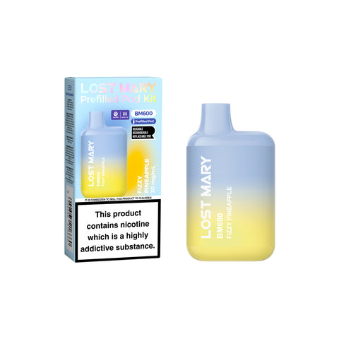 Lost Mary BM600 Rechargeable Prefilled Vape Kit - (Box of 10)