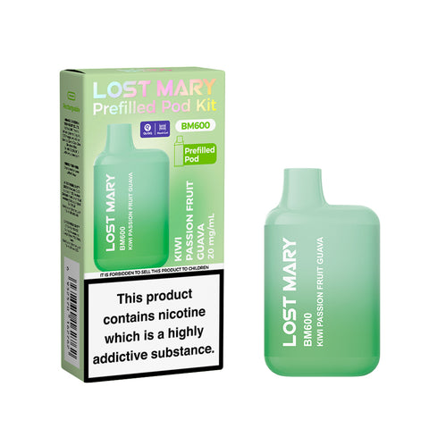 Lost Mary BM600 Rechargeable Prefilled Vape Kit - (Box of 10)