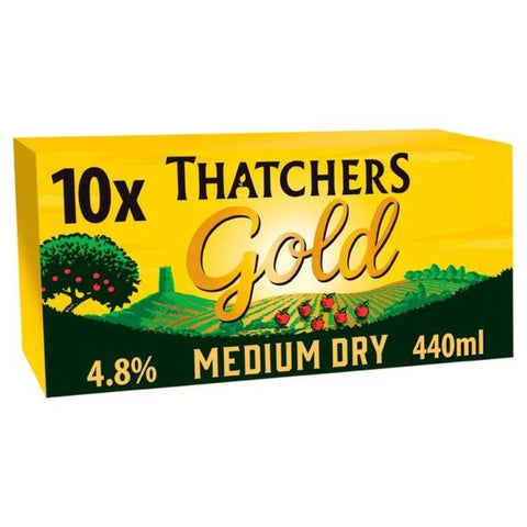 Thachers Gold Cider 440ml Cans - (Pack of 10)