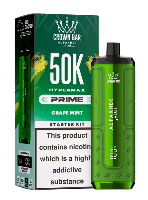 Al Fakher Hypermax Prime 50K Rechargeable Vape Kits - (Pack of 5) - Washington Vapes Wholesale
