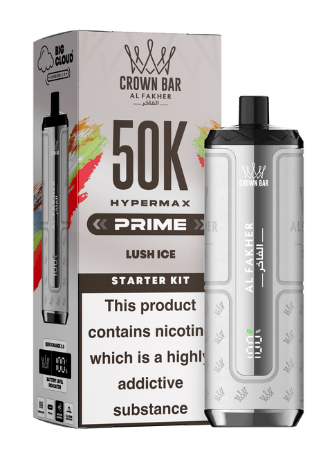 Al Fakher Hypermax Prime 50K Rechargeable Vape Kits - (Pack of 5) - Washington Vapes Wholesale
