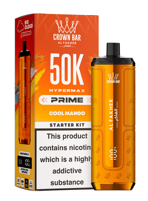 Al Fakher Hypermax Prime 50K Rechargeable Vape Kits - (Pack of 5) - Washington Vapes Wholesale