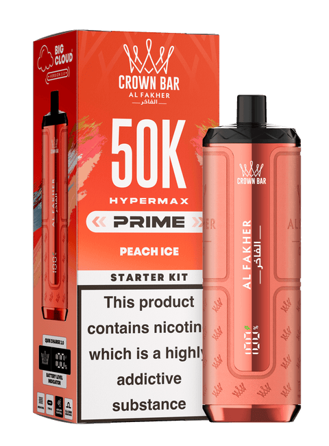 Al Fakher Hypermax Prime 50K Rechargeable Vape Kits - (Pack of 5) - Washington Vapes Wholesale