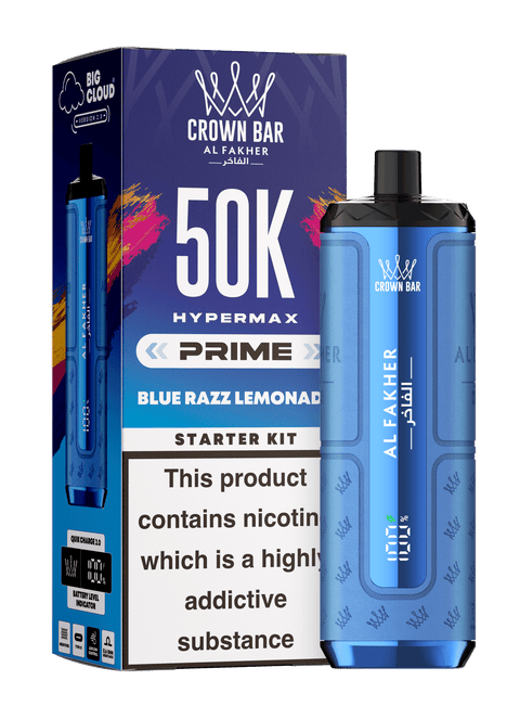 Al Fakher Hypermax Prime 50K Rechargeable Vape Kits - (Pack of 5) - Washington Vapes Wholesale