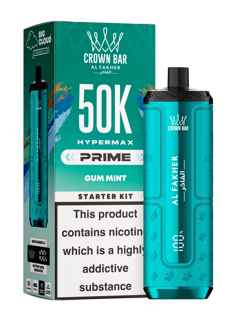 Al Fakher Hypermax Prime 50K Rechargeable Vape Kits - (Pack of 5) - Washington Vapes Wholesale