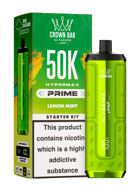 Al Fakher Hypermax Prime 50K Rechargeable Vape Kits - (Pack of 5) - Washington Vapes Wholesale