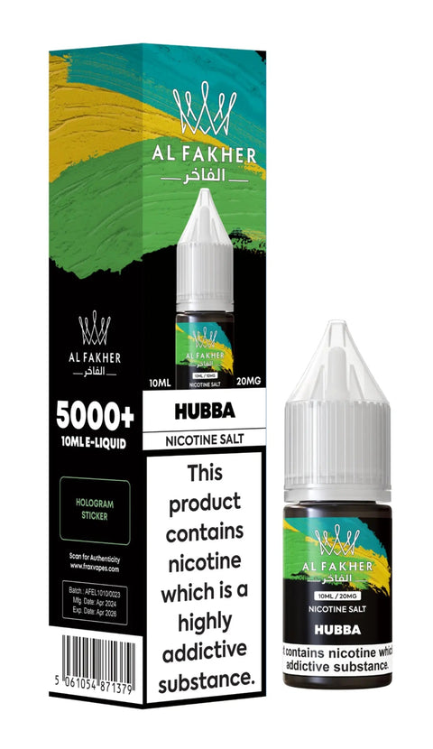 Al Fakher Nic Salts - (Box of 10) - Washington Vapes Wholesale