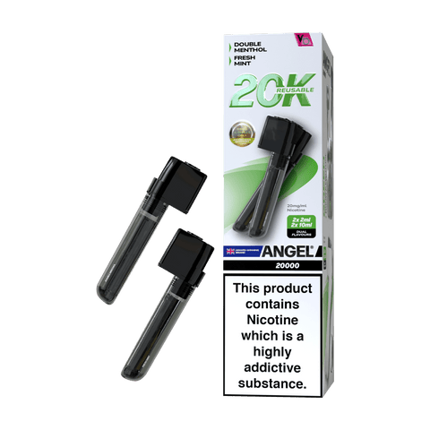 Angel 20k Replacement Pods + Container - (Pack of 10) - Washington Vapes Wholesale