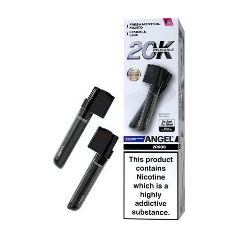 Angel 20k Replacement Pods + Container - (Pack of 10) - Washington Vapes Wholesale