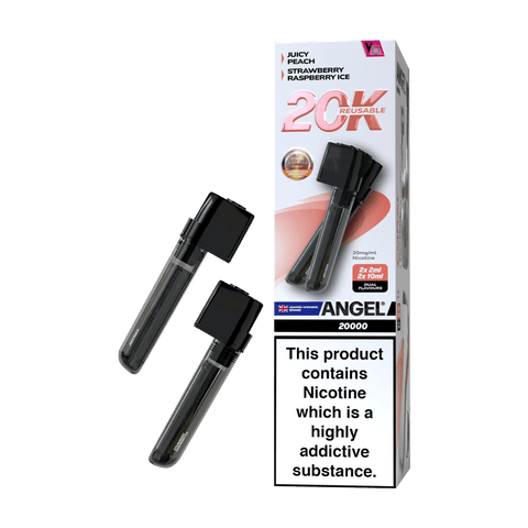 Angel 20k Replacement Pods + Container - (Pack of 10) - Washington Vapes Wholesale