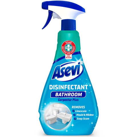 Asevi Bathroom Disinfectant Cleaner Spray 750ml - (Pack of 12) - Washington Vapes Wholesale