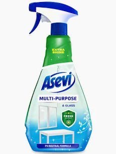 Asevi Multi - Purpose & Glass Cleaner Spray 750ml - (12 Pack) - Washington Vapes Wholesale