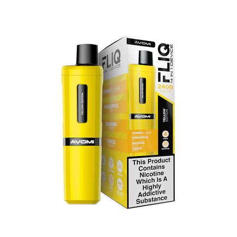 Avomi Fliq 2400 Rechargeable Vape Kit - (Pack of 5) - Washington Vapes Wholesale