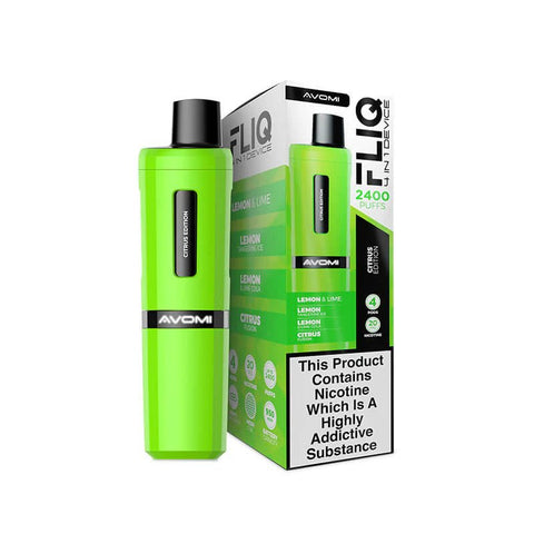Avomi Fliq 2400 Rechargeable Vape Kit - (Pack of 5) - Washington Vapes Wholesale