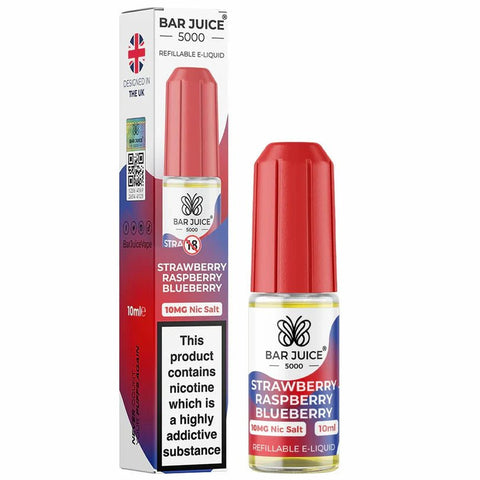 Bar Juice 5000 10ml Nic Salts E - liquids - (Box of 10) - Washington Vapes Wholesale