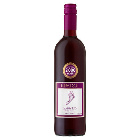 Barefoot Jammy Red Wine 75cl - (Pack of 6) - Washington Vapes Wholesale