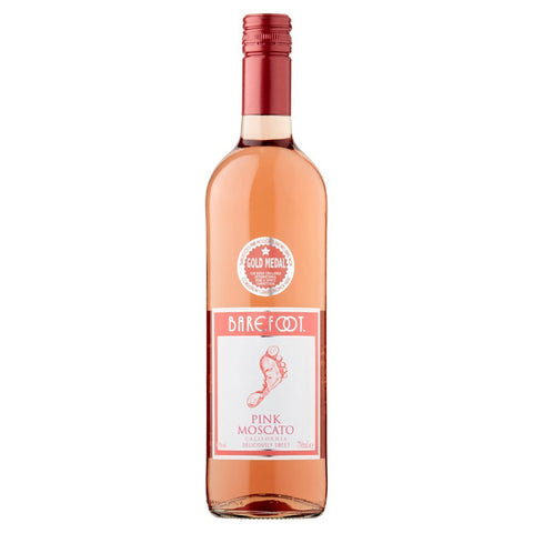 Barefoot Pink Moscato Wine 75cl - (Pack of 6) - Washington Vapes Wholesale