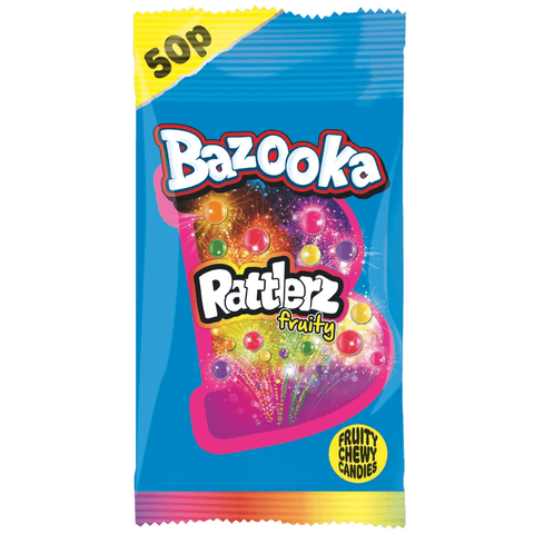 Bazooka Rattlerz Fruity – 24 x 40g (PM £0.50) - Washington Vapes Wholesale