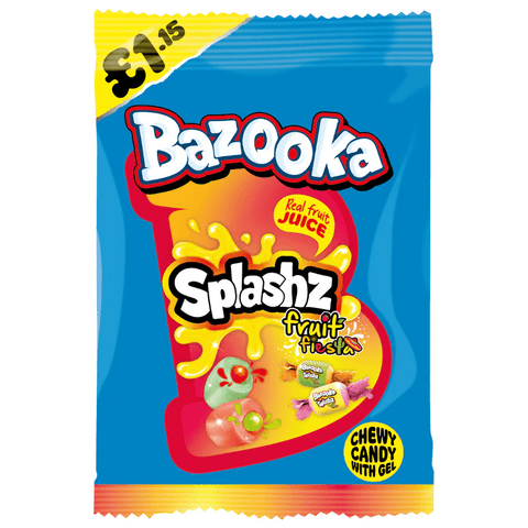 Bazooka Splash – 12 x 120g (PM £1.15) - Washington Vapes Wholesale
