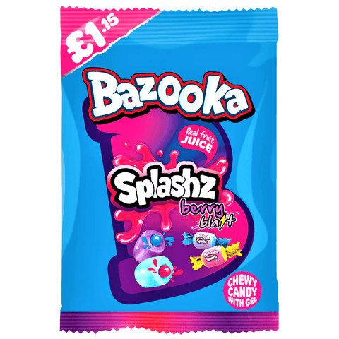 Bazooka Splash – 12 x 120g (PM £1.15) - Washington Vapes Wholesale