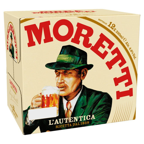 Birra Moretti Lager Beer Bottles 330ml - (Pack of 12) - Washington Vapes Wholesale