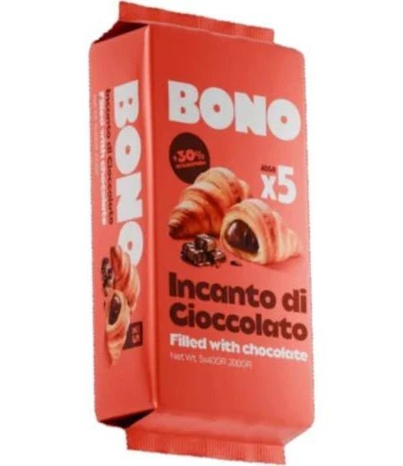 Bono Croissants Multipack of 5x40g - (Carton of 6) - Washington Vapes Wholesale