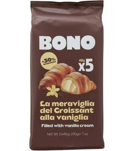 Bono Croissants Multipack of 5x40g - (Carton of 6) - Washington Vapes Wholesale