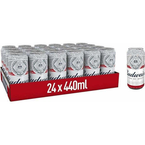 Budweiser Lager 568ml Cans - (Pack of 24) - Washington Vapes Wholesale