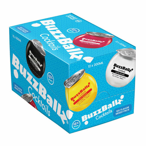 BuzzBallz Cocktails 200ml - (Case of 12) - Washington Vapes Wholesale