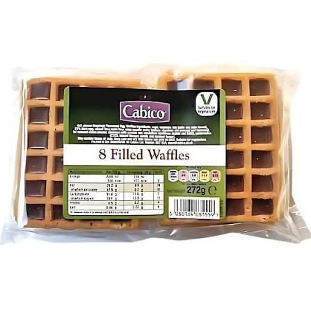 Cabico 8 Pack Chocofilled Waffes 272g - (Carton of 12) - Washington Vapes Wholesale