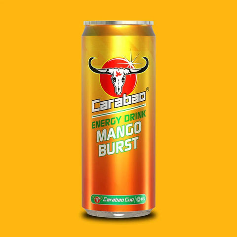 Carabao Energy Drink Mango Burst 330ml - (Pack of 12) - Washington Vapes Wholesale