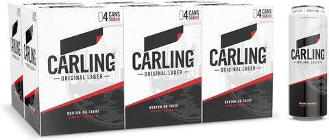 Carling Lager Pint 568ml Cans - (Pack of 24) P.M 6.99 - Washington Vapes Wholesale