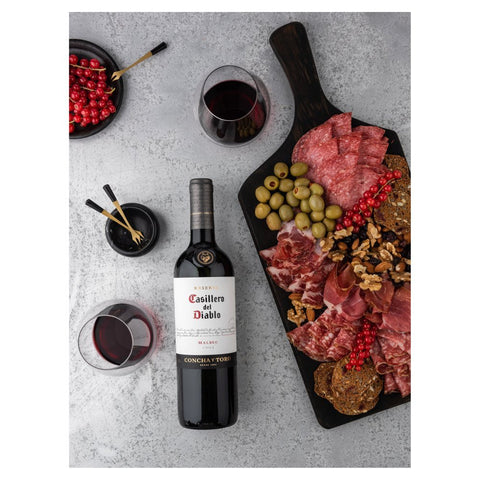 Casillero del Diablo Malbec Red Wine 750ml - (Pack of 6) - Washington Vapes Wholesale