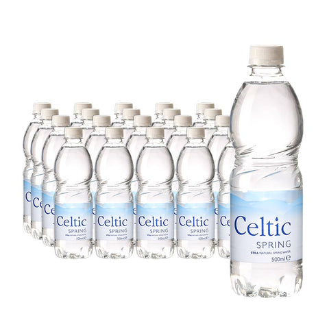 Celtic Springs Still Water – 500ml Bottles - Case of 24 | 78 Cases per Pallet - Washington Vapes Wholesale