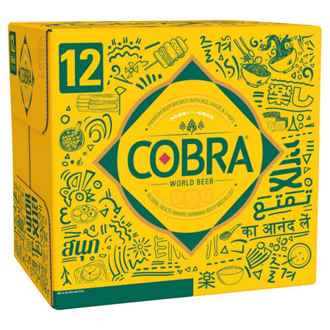 Cobra Beer 660ml - (Pack of 12) - Washington Vapes Wholesale