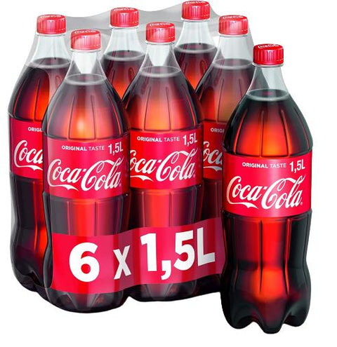 Coca Cola 1.5 Liter - (Pack of 6) - Washington Vapes Wholesale