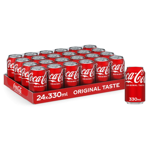 Coca Cola 330ml EU STOCK - (24 Pack) - Washington Vapes Wholesale