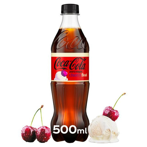 Coca Cola Cherry Float 500ml Bottles - PM £1.79 (Case of 12) - Washington Vapes Wholesale