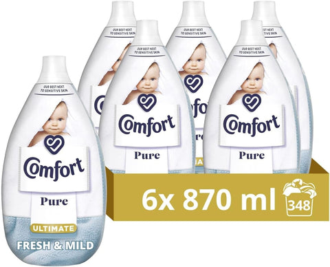 Comfort Pure Ultra Concentrated Fabric Conditioner 870ml - ( Pack of 6) - Washington Vapes Wholesale