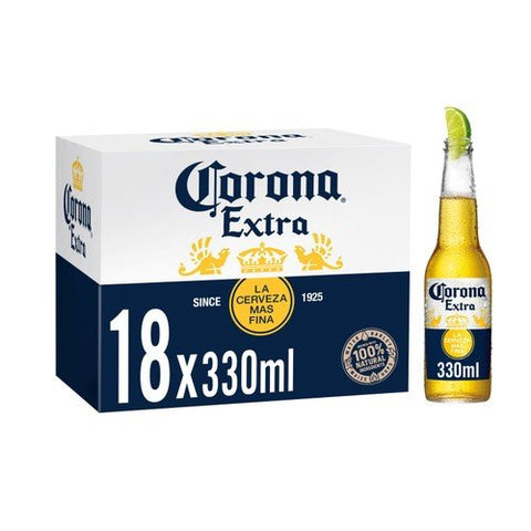 Corona Extra 330ml - (Pack of 18) - Washington Vapes Wholesale