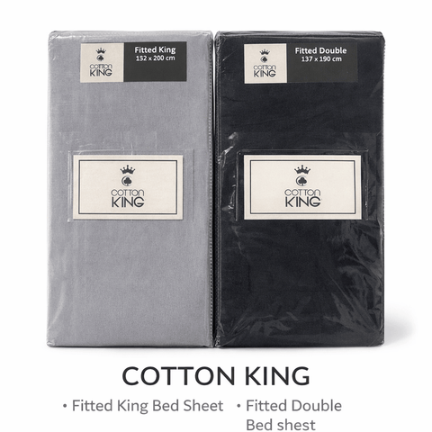 Cotton King Fitted Bed Sheet - Washington Vapes Wholesale