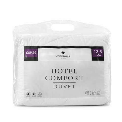 Cotton King Hotel Comfort Duvet 13.5 TOG – Premium Hotel Quality Bedding - Washington Vapes Wholesale