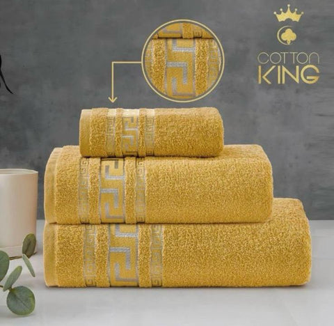 Cotton King Towels 3 Pack – Large Bath Sheets 90 x 150cm - Washington Vapes Wholesale
