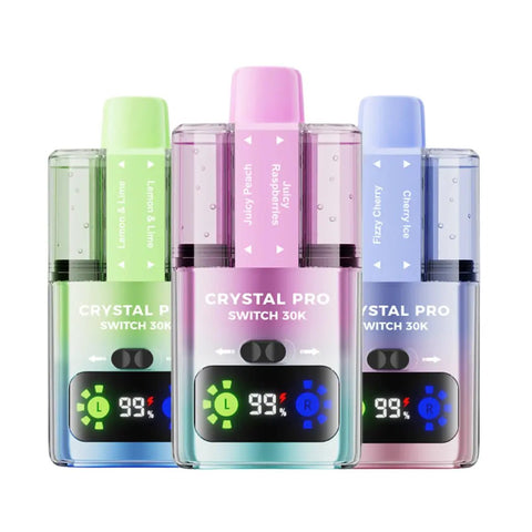 Crystal Pro Switch 30K Dual Flavour - (Pack of 5) - Washington Vapes Wholesale